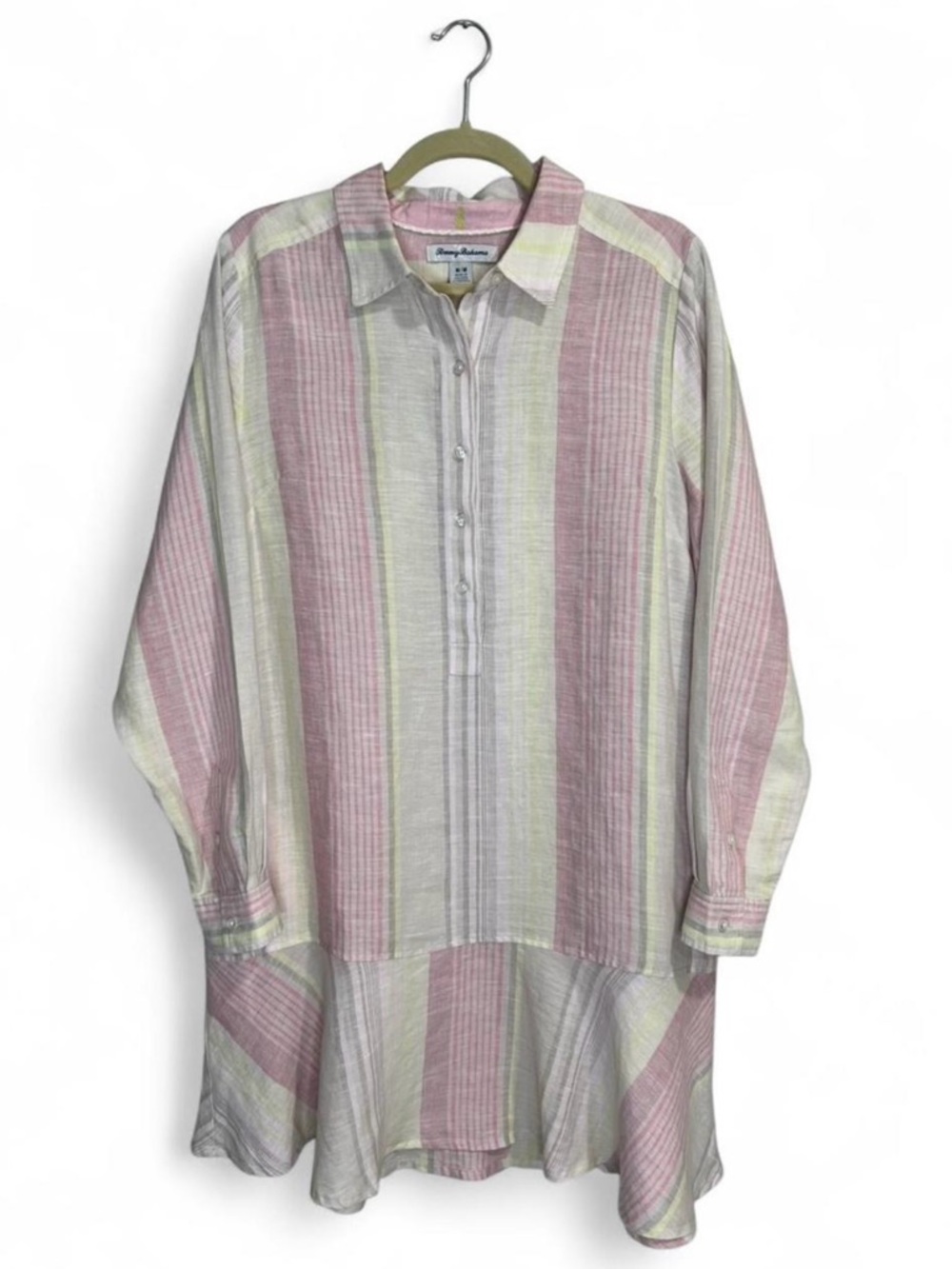Tommy Bahama Ocean Reverie Flounce
Linen Shirtdress - Picture 6 of 8